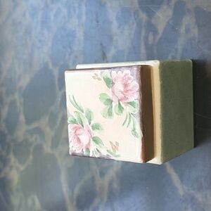Vintage Elfinware Germany Hand painted Porcelain Trinket Box